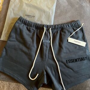 Essentials Charcoal Gray Shorts